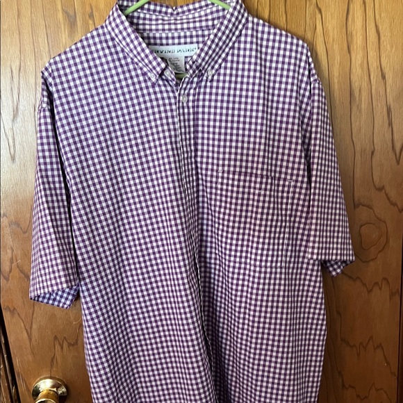irvine park Other - Men's Purple Gingham Button Down Shirt